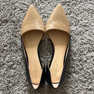 Cole Hahn Black and Tan flats
